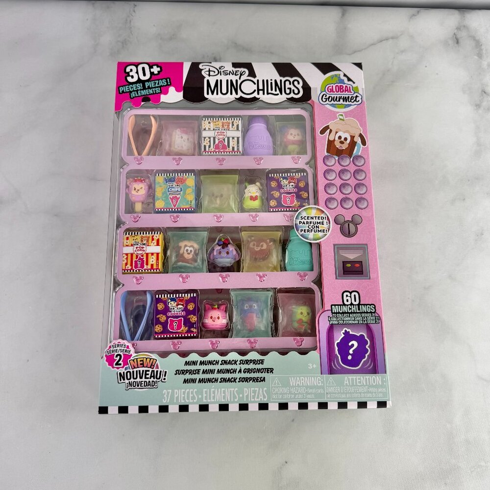 Disney Munchlings Global Gourmet Series 2 Mini Munch Snack Surprise SEALED